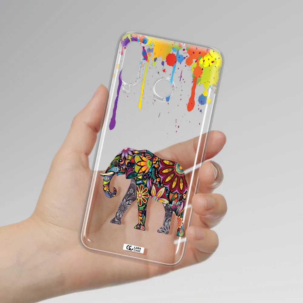 Mandala Elephant Huawei P30 Lite Clear TPU Case