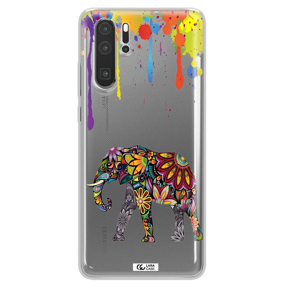 Mandala Elephant Huawei P30 Pro Clear TPU Case