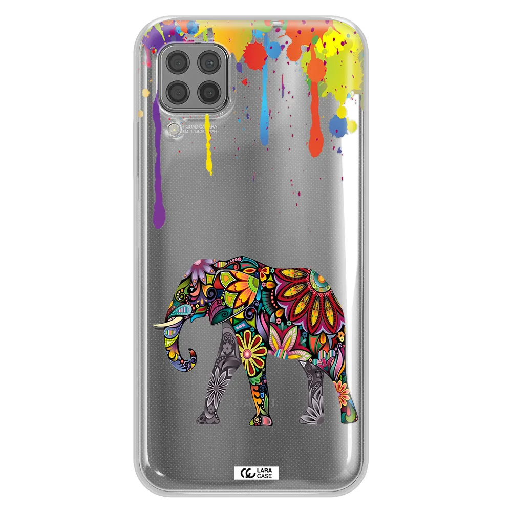 Mandala Elephant Huawei P40 Lite Clear TPU Case