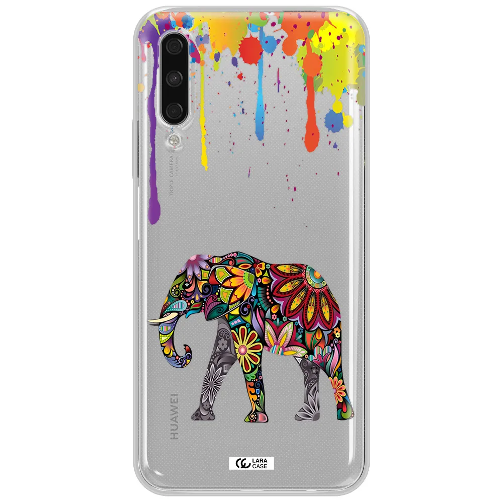 Mandala Elephant Huawei Y9S Clear Tpu Case