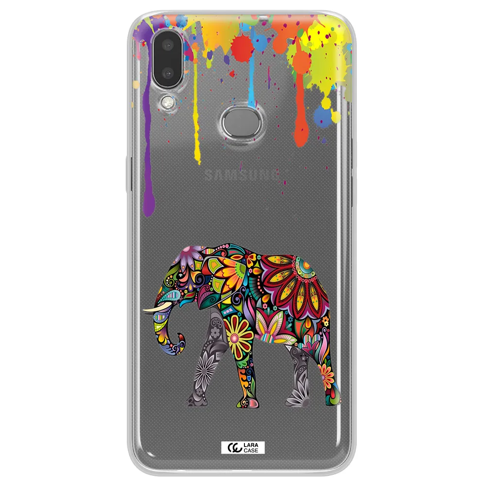 Mandala Elephant Samsung A10S Clear TPU Case