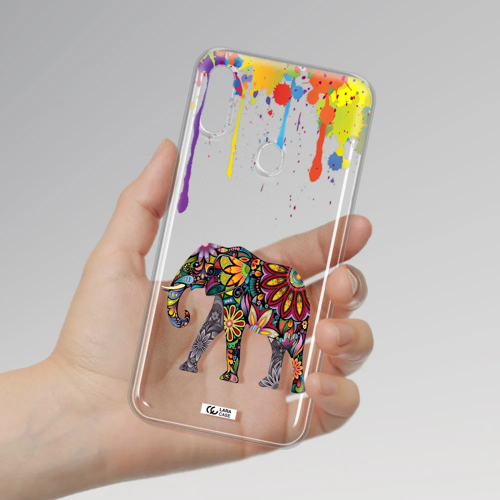 Mandala Elephant Samsung A11 Clear TPU Case
