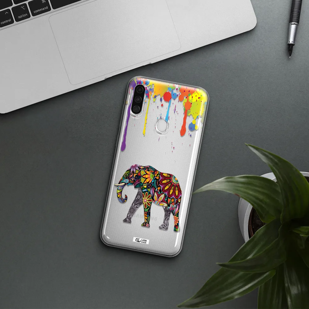 Mandala Elephant Samsung A11 Clear TPU Case