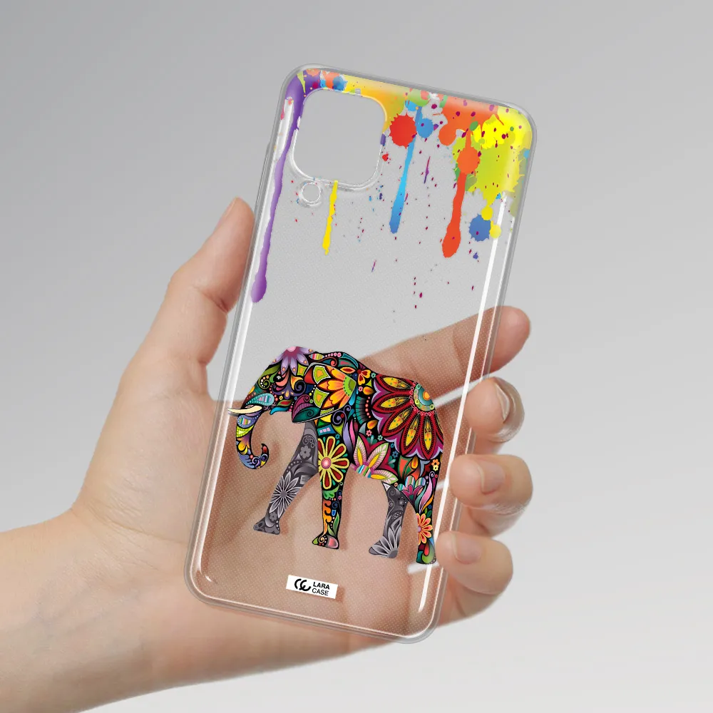 Mandala Elephant Samsung A12 4g Clear TPU Case