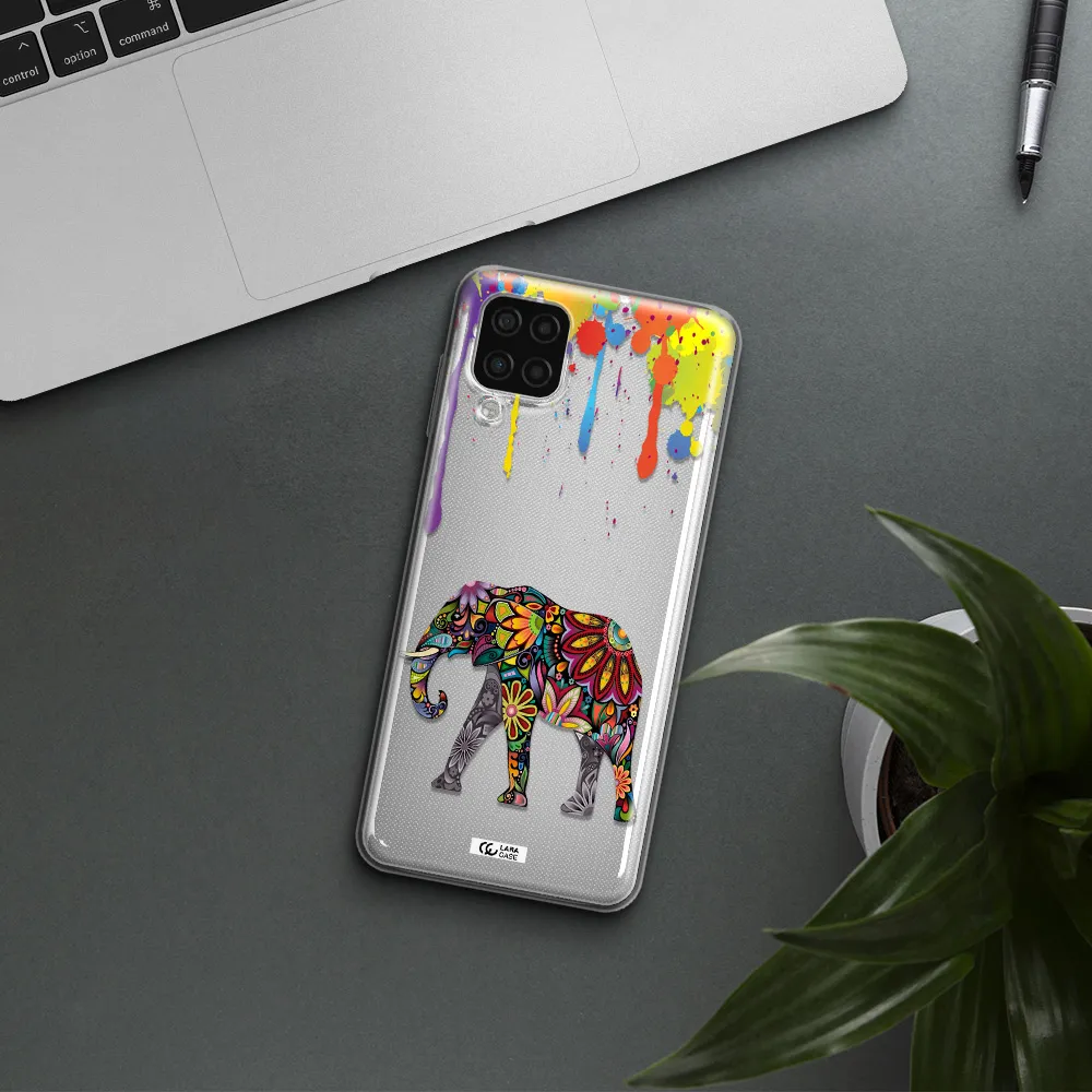 Mandala Elephant Samsung A12 4g Clear TPU Case