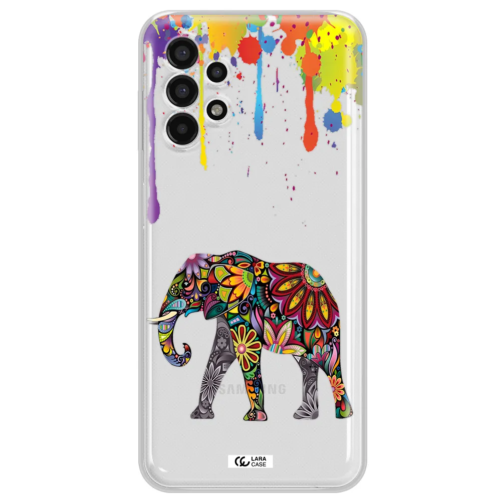 Mandala Elephant Samsung A13 4g Clear TPU Case