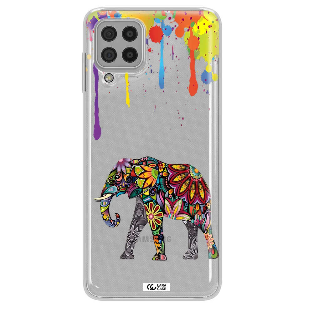 Mandala Elephant Samsung A22 4g Clear TPU Case