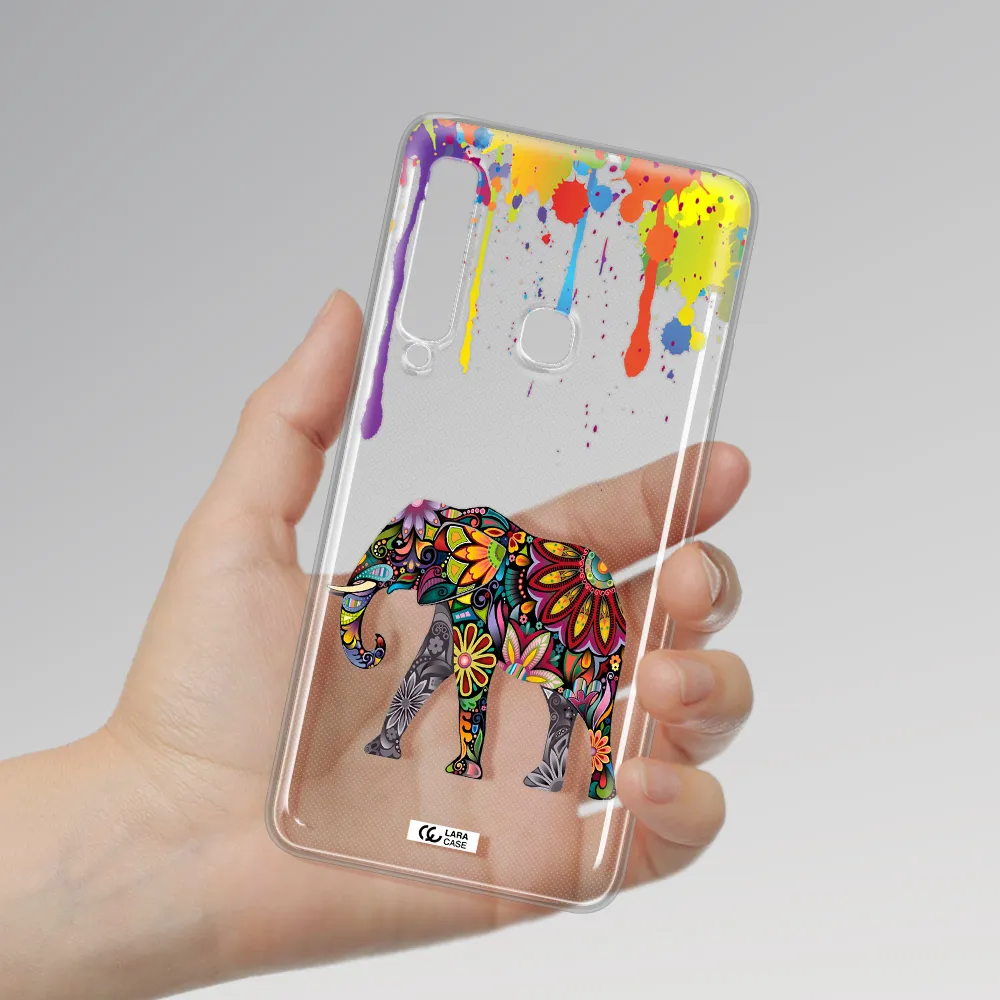 Mandala Elephant Samsung A9 2018 Clear TPU Case