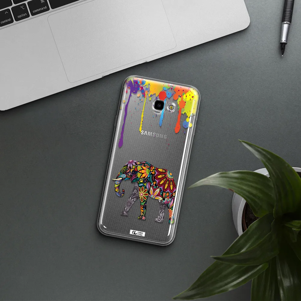 Mandala Elephant Samsung J4 Plus Clear TPU Case