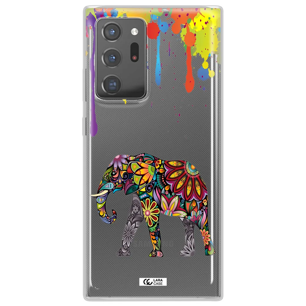 Mandala Elephant Samsung Note 20 Ultra Clear TPU Case