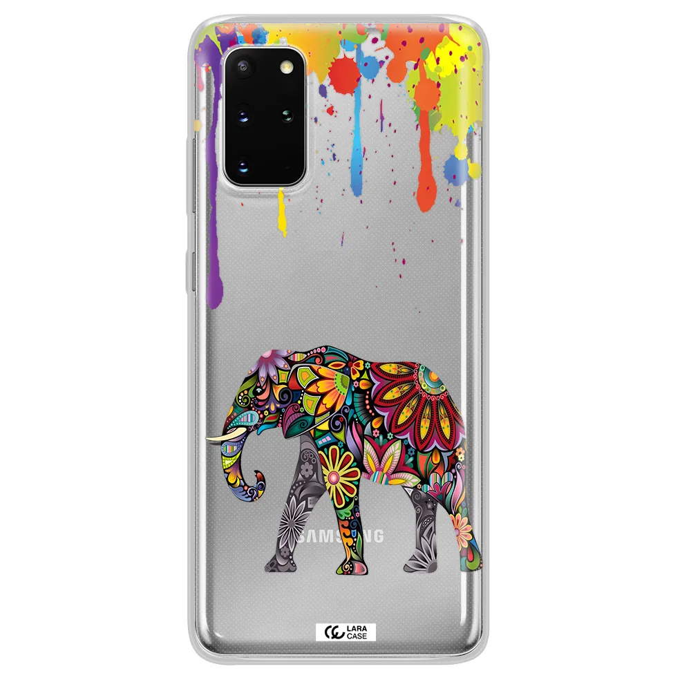 Mandala Elephant Samsung S 20 Plus Clear TPU Case