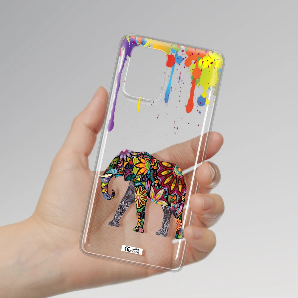 Mandala Elephant Samsung S10 Lite Clear TPU Case