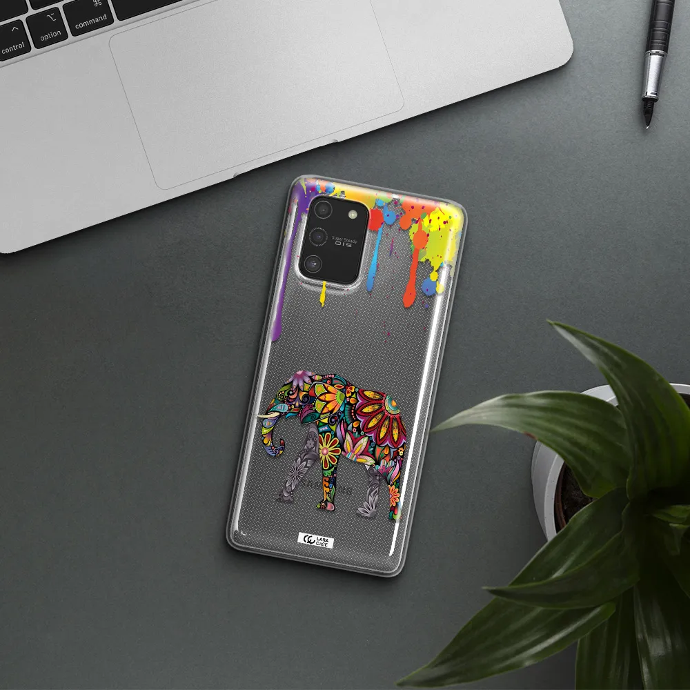Mandala Elephant Samsung S10 Lite Clear TPU Case