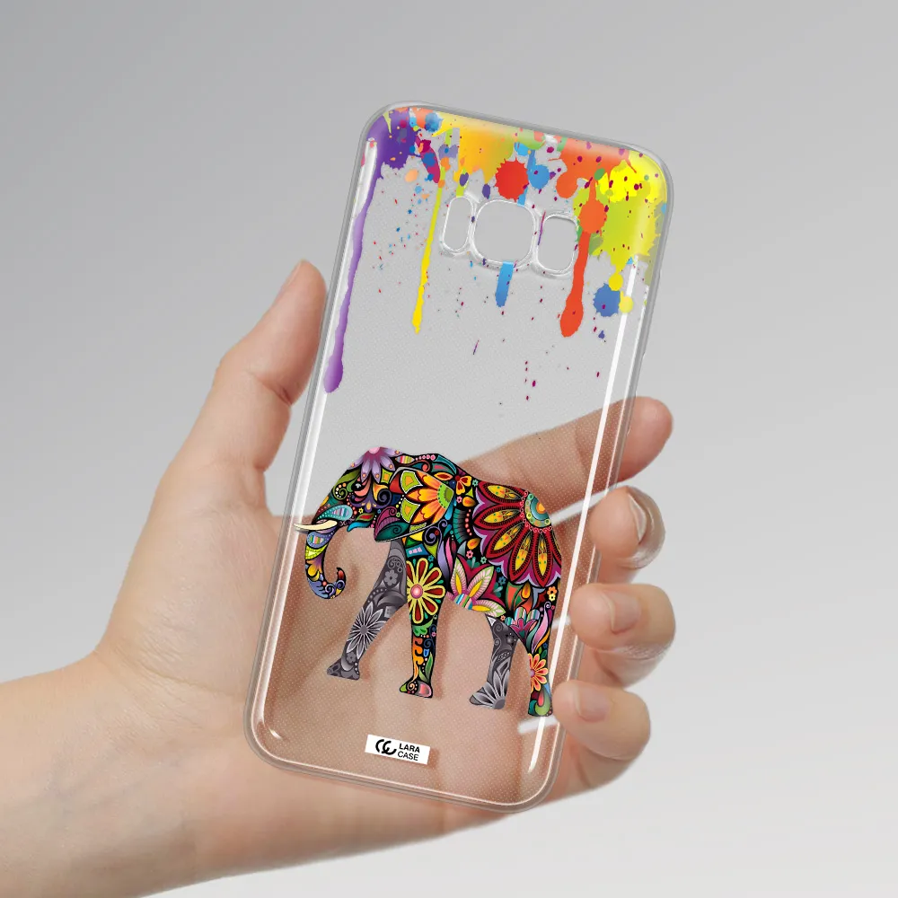 Mandala Elephant Samsung S8 Plus Clear TPU Case
