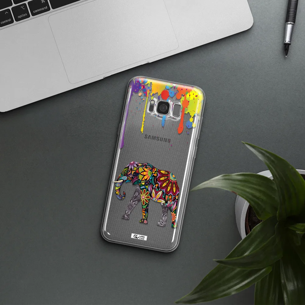 Mandala Elephant Samsung S8 Plus Clear TPU Case