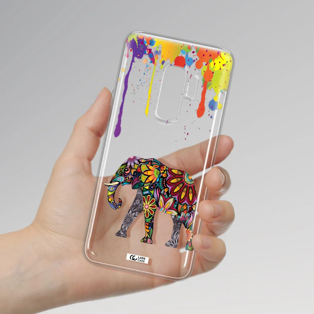 Mandala Elephant Samsung S9 Plus Clear TPU Case