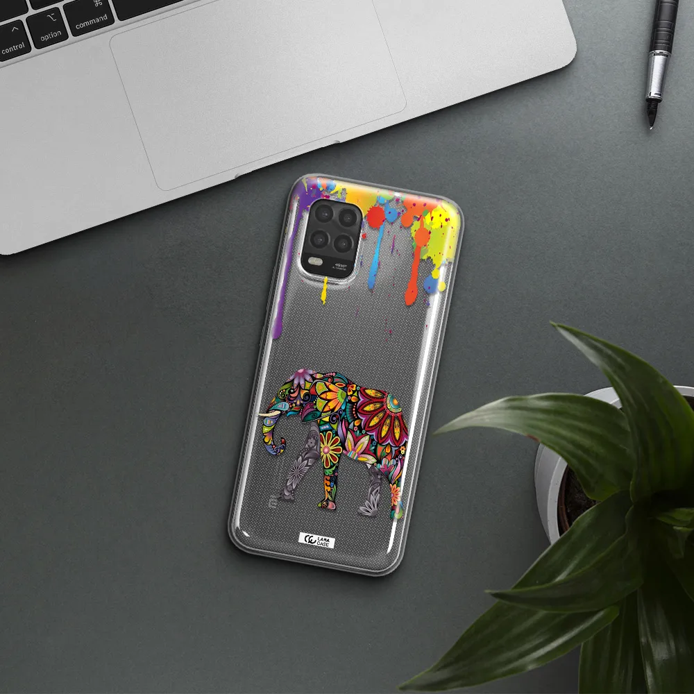 Mandala Elephant Xiaomi Mi 10 Lite Clear TPU Case