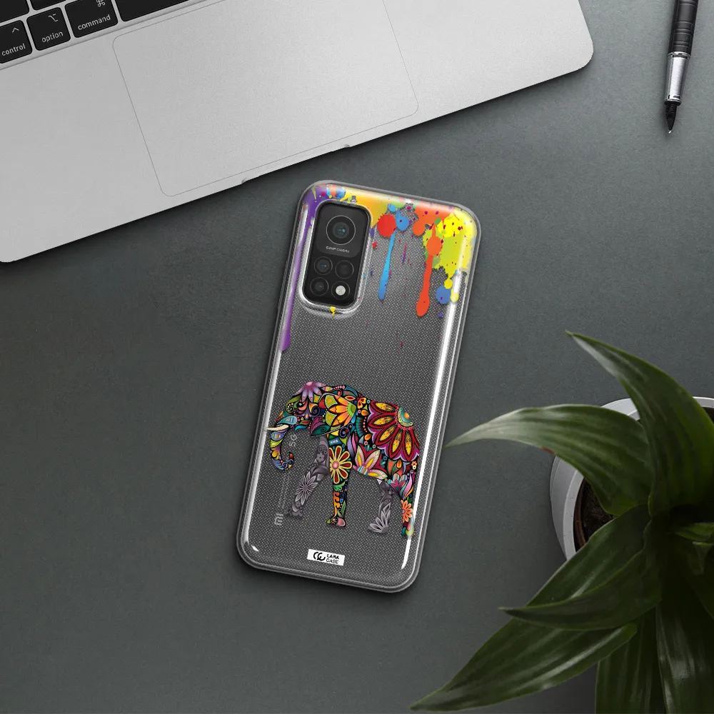 Mandala Elephant Xiaomi Mi 10T Clear TPU Case