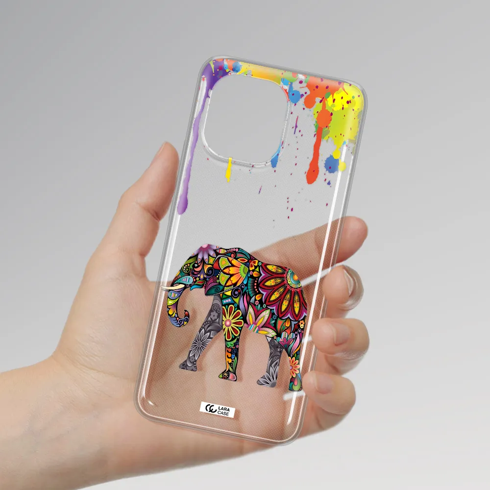 Mandala Elephant Xiaomi Mi 11 Clear TPU Case