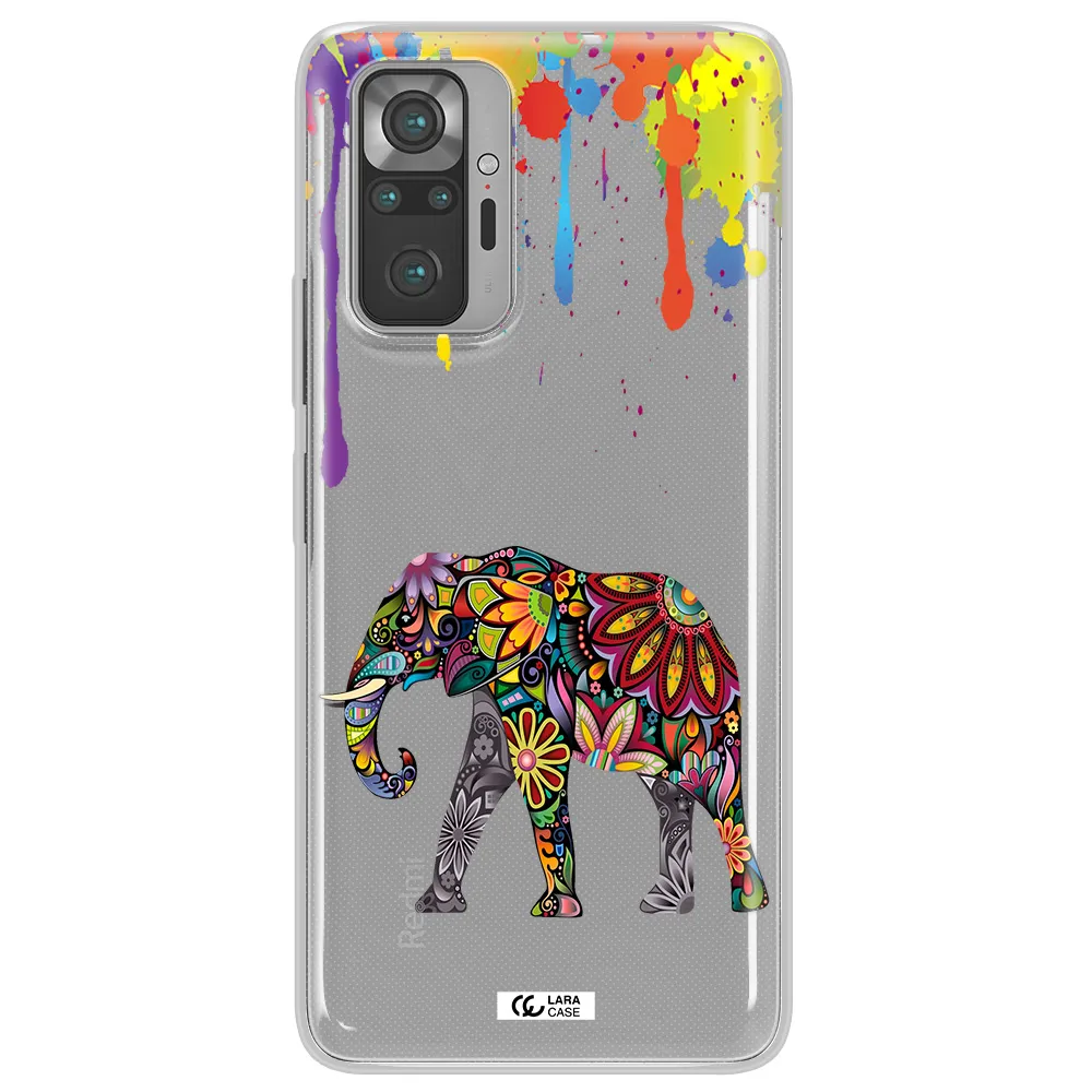 Mandala Elephant Xiaomi Note 10 Pro Clear TPU Case