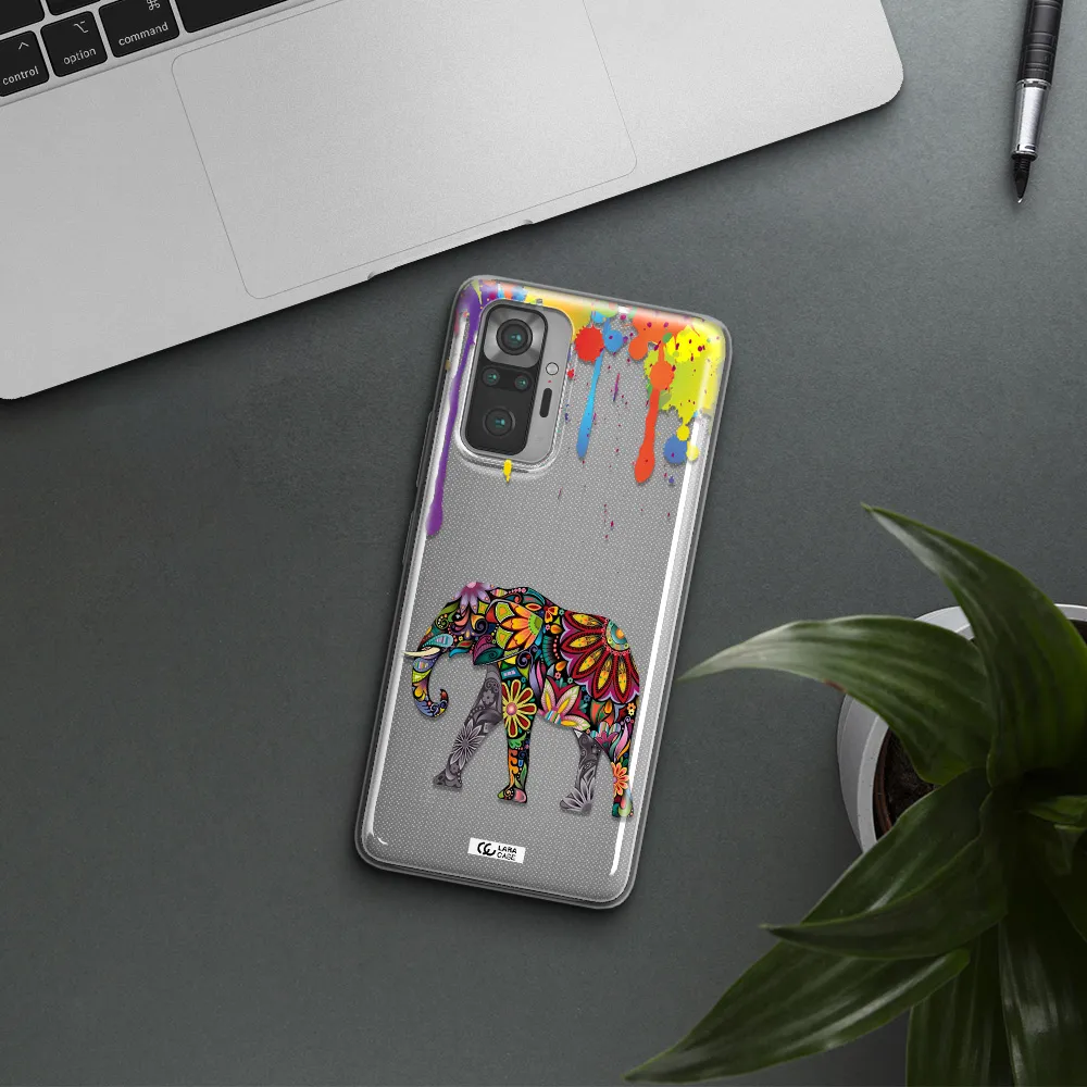 Mandala Elephant Xiaomi Note 10 Pro Clear TPU Case