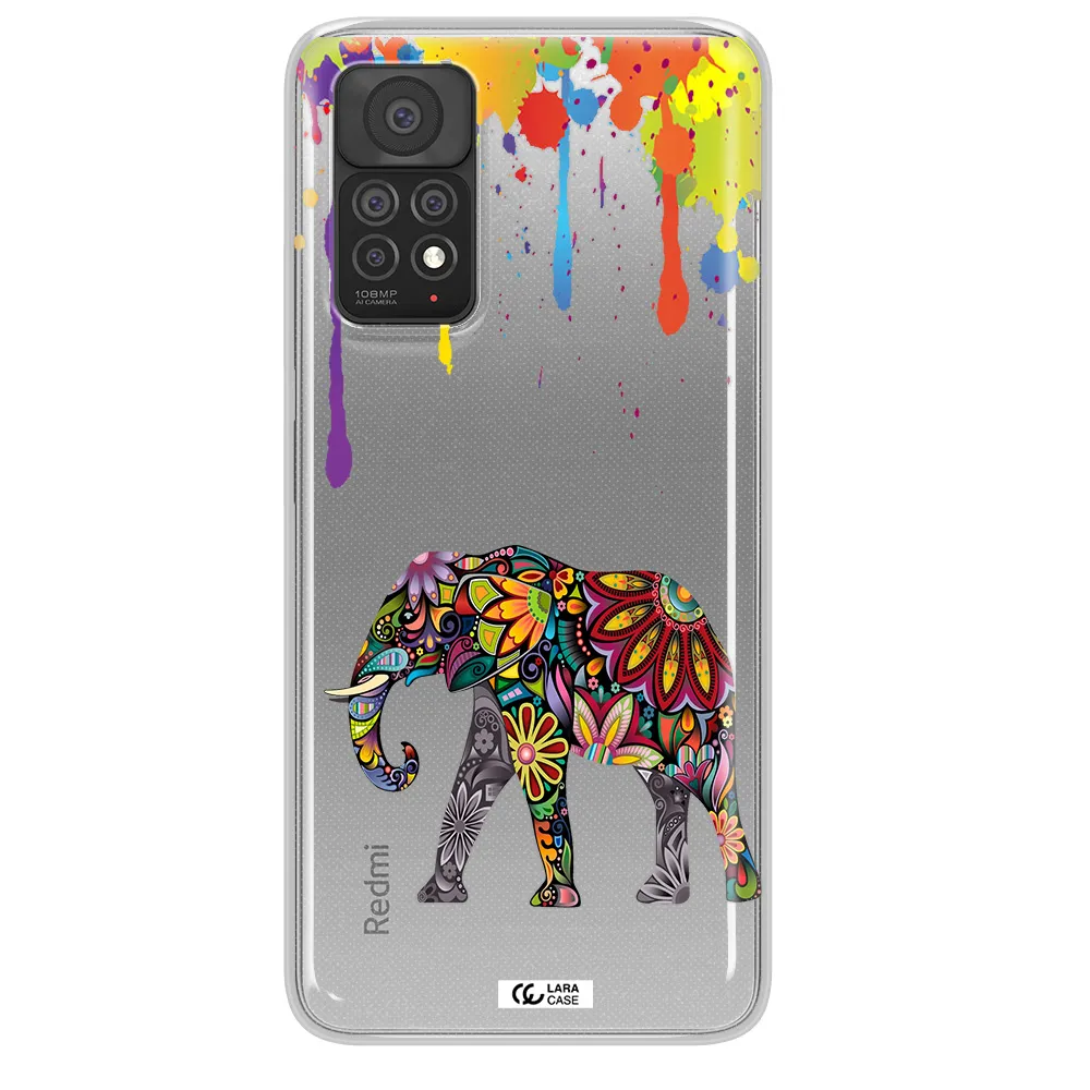 Mandala Elephant Xiaomi Note 11 Pro Clear TPU Case