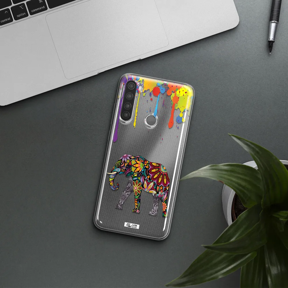 Mandala Elephant Xiaomi Note 8 Clear TPU Case