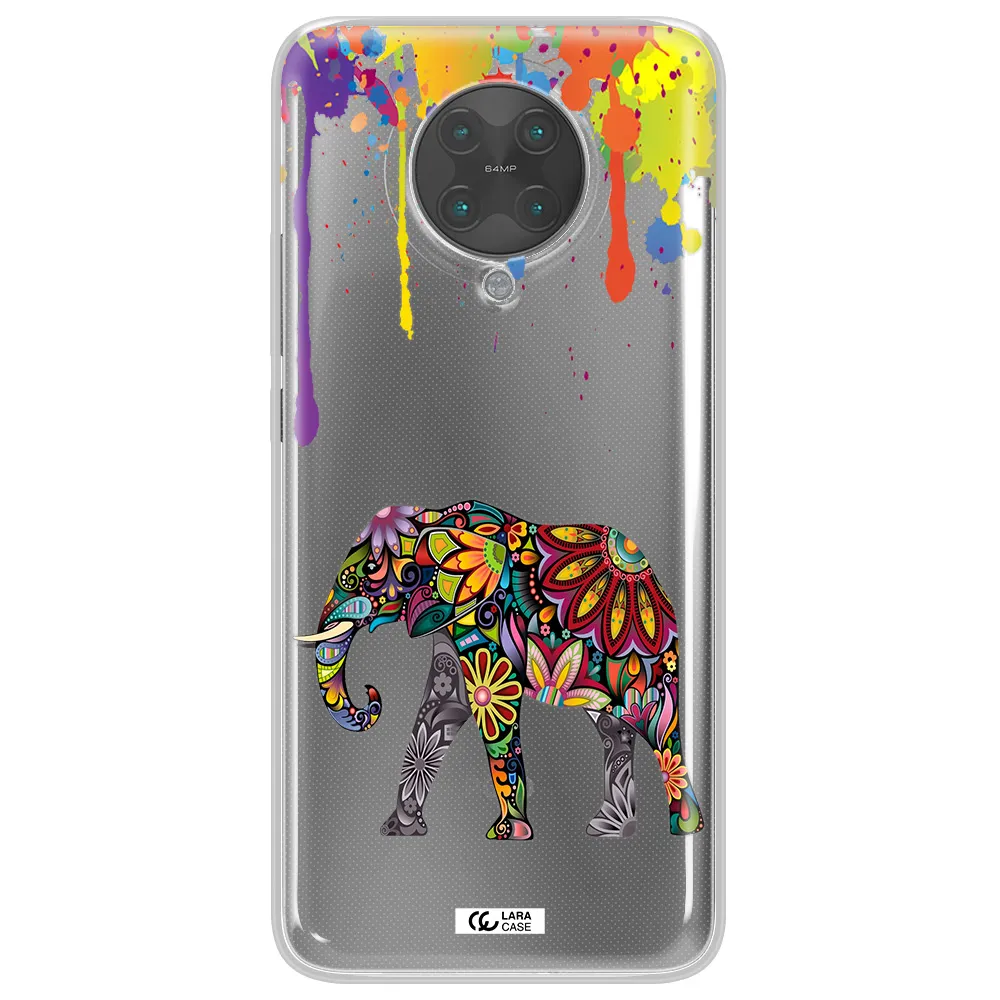 Mandala Elephant Xiaomi Poco F2 Pro Clear TPU Case