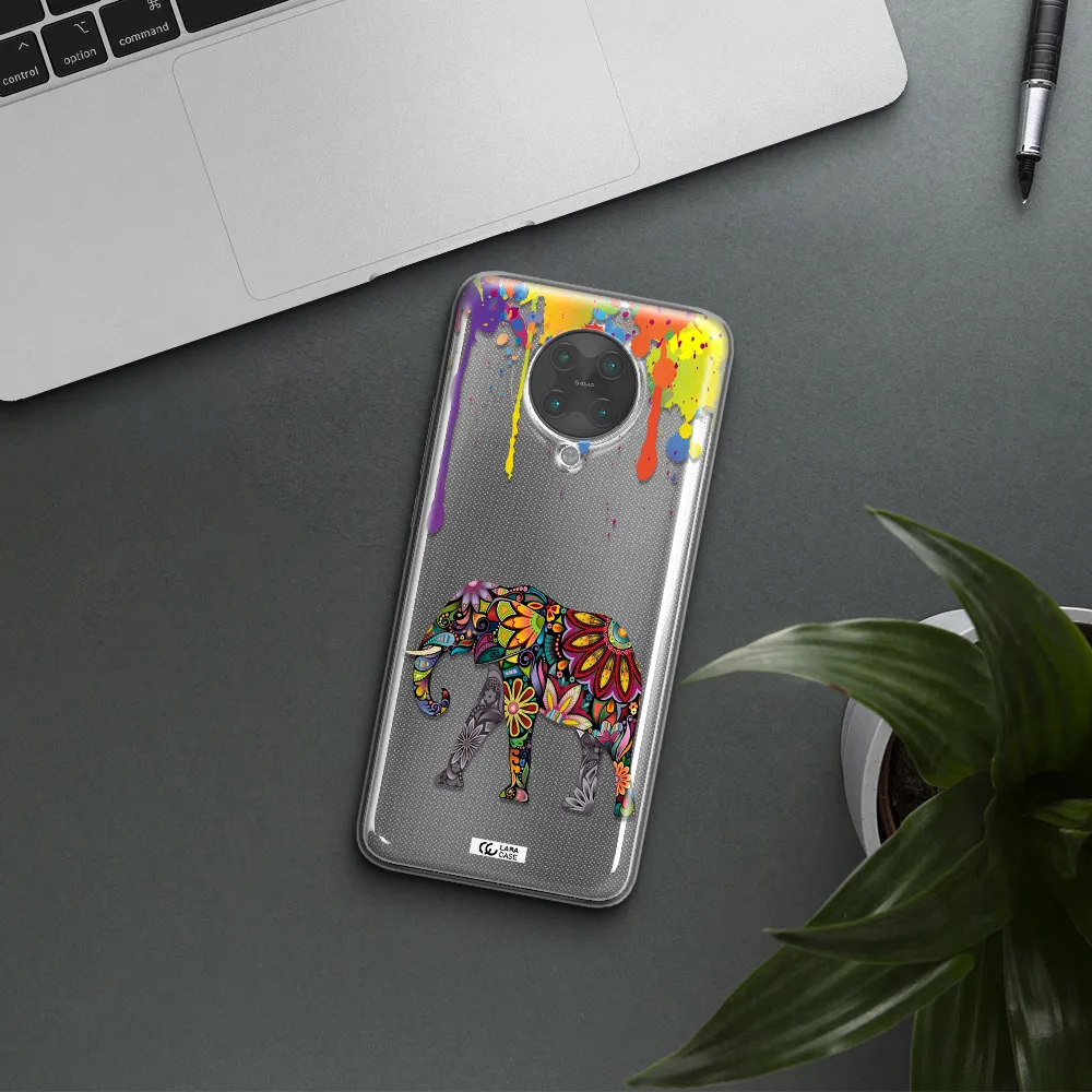Mandala Elephant Xiaomi Poco F2 Pro Clear TPU Case