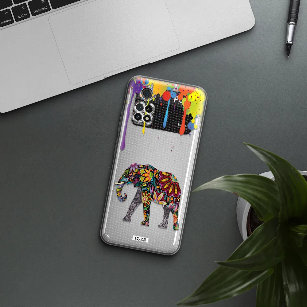 Mandala Elephant Xiaomi Poco M4 Pro 4G Clear Tpu Case