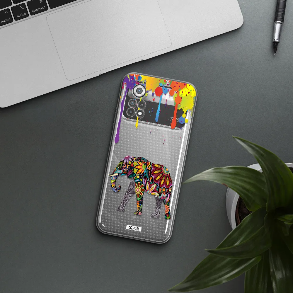 Mandala Elephant Xiaomi Poco X4 Pro Clear TPU Case