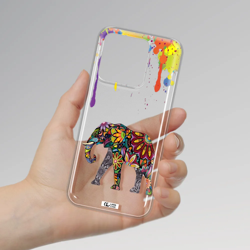 Mandala Elephant Xiaomi Redmi 10A Clear TPU Case