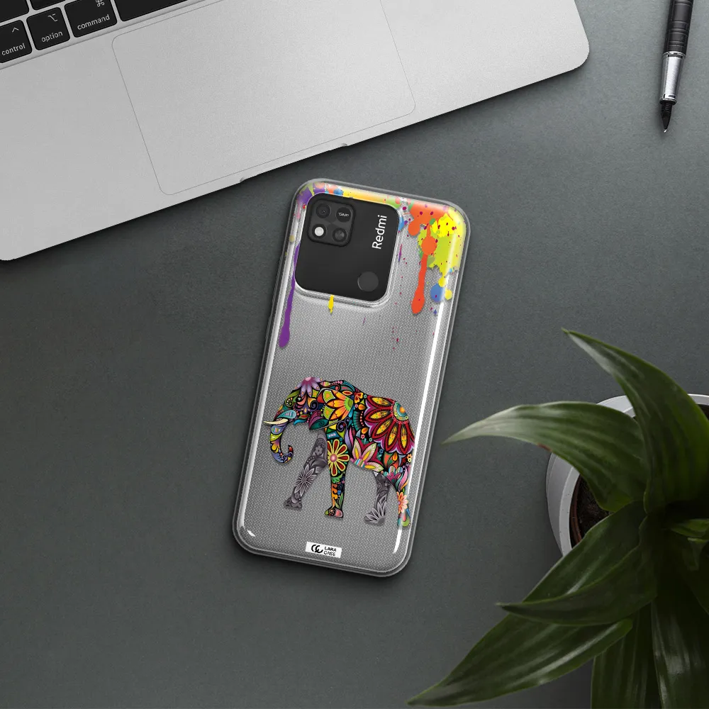 Mandala Elephant Xiaomi Redmi 10A Clear TPU Case