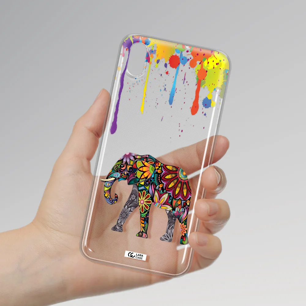 Mandala Elephant Xiaomi Redmi 7A Clear TPU Case