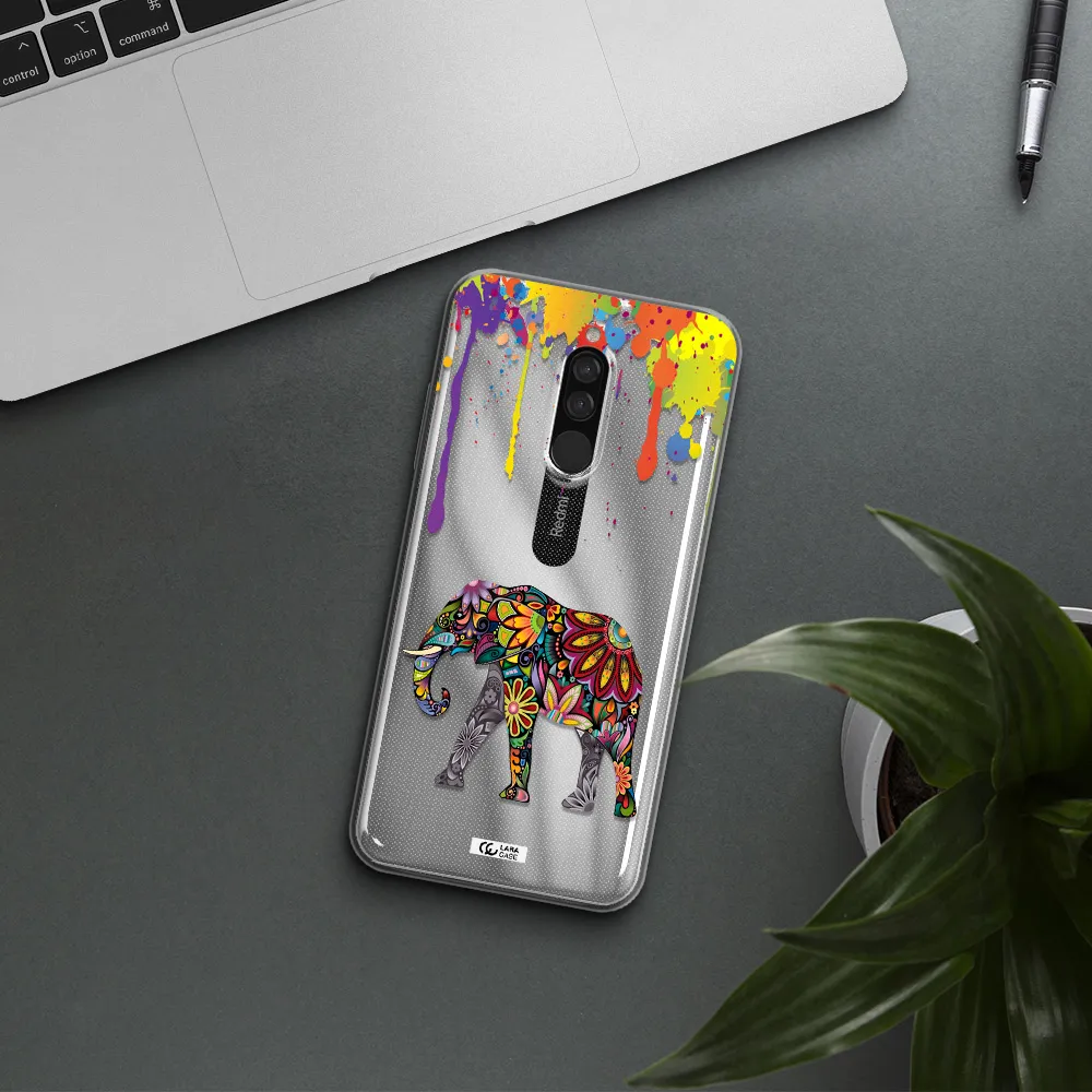 Mandala Elephant Xiaomi Redmi 8 Clear Tpu Case