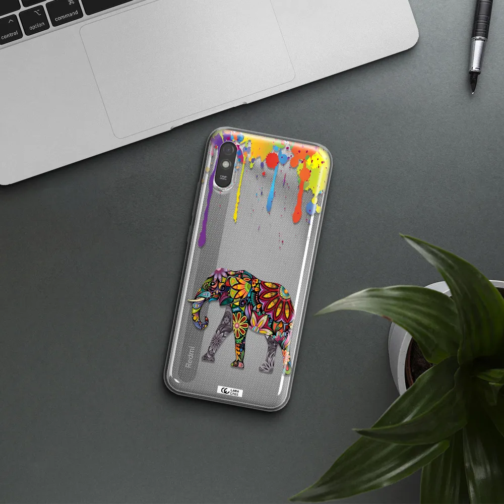 Mandala Elephant Xiaomi Redmi 9A Clear TPU Case
