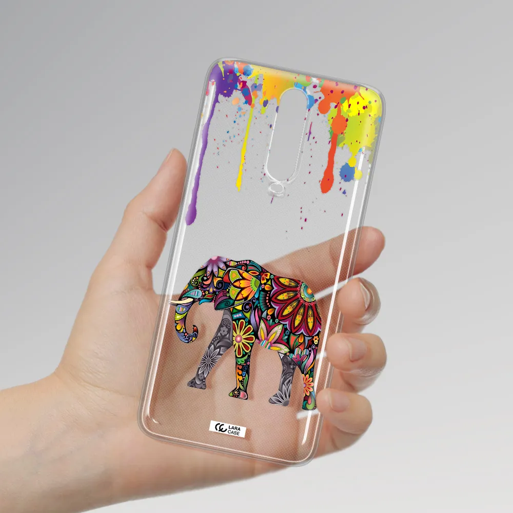 Mandala Elephant Xiaomi Redmi K30 Clear TPU Case