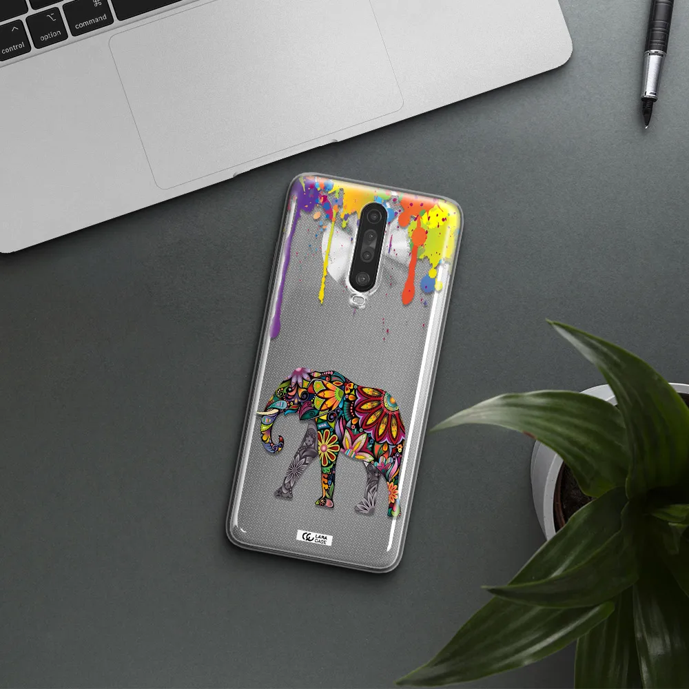 Mandala Elephant Xiaomi Redmi K30 Clear TPU Case