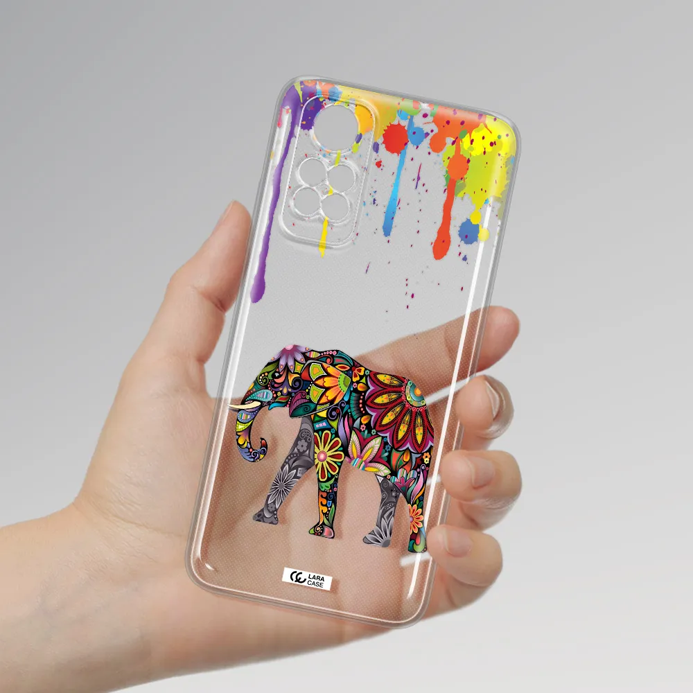 Mandala Elephant Xiaomi Redmi Note 11S Clear Tpu Case