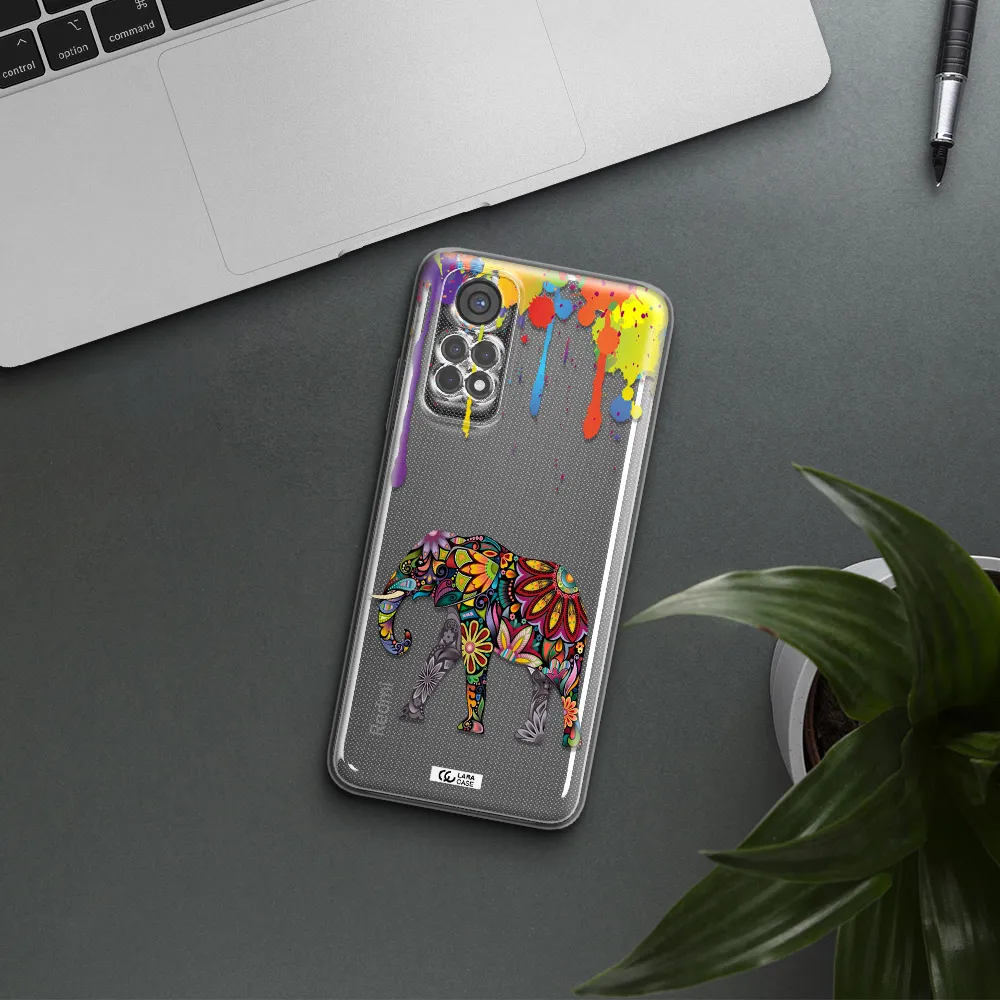 Mandala Elephant Xiaomi Redmi Note 11S Clear Tpu Case
