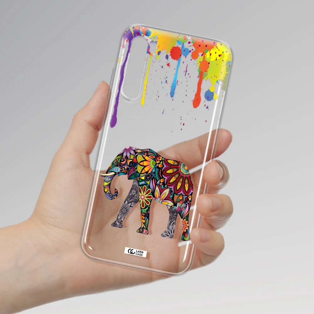 Mandala Elephant Xiaomi Redmi Note 8T Clear Tpu Case