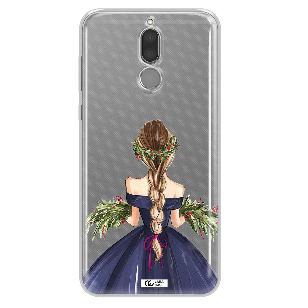 Long Hair Girl Watercolor Huawei Mate 10 Lite Clear TPU Case