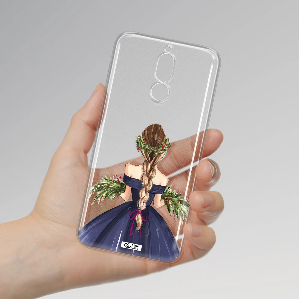 Long Hair Girl Watercolor Huawei Mate 10 Lite Clear TPU Case