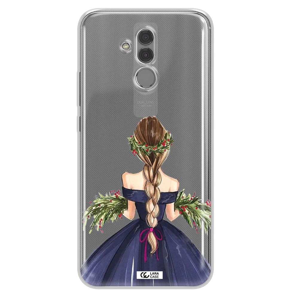 Long Hair Girl Watercolor Huawei Mate 20 Lite Clear TPU Case