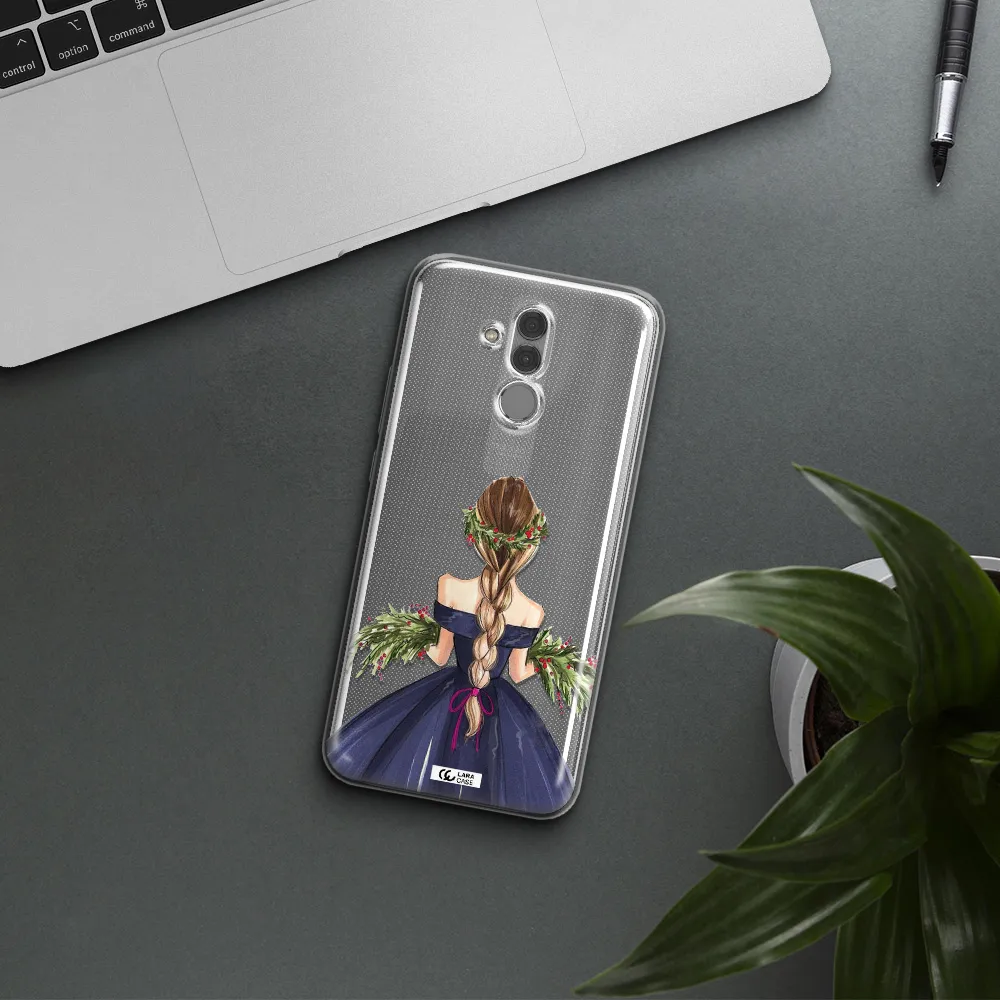 Long Hair Girl Watercolor Huawei Mate 20 Lite Clear TPU Case