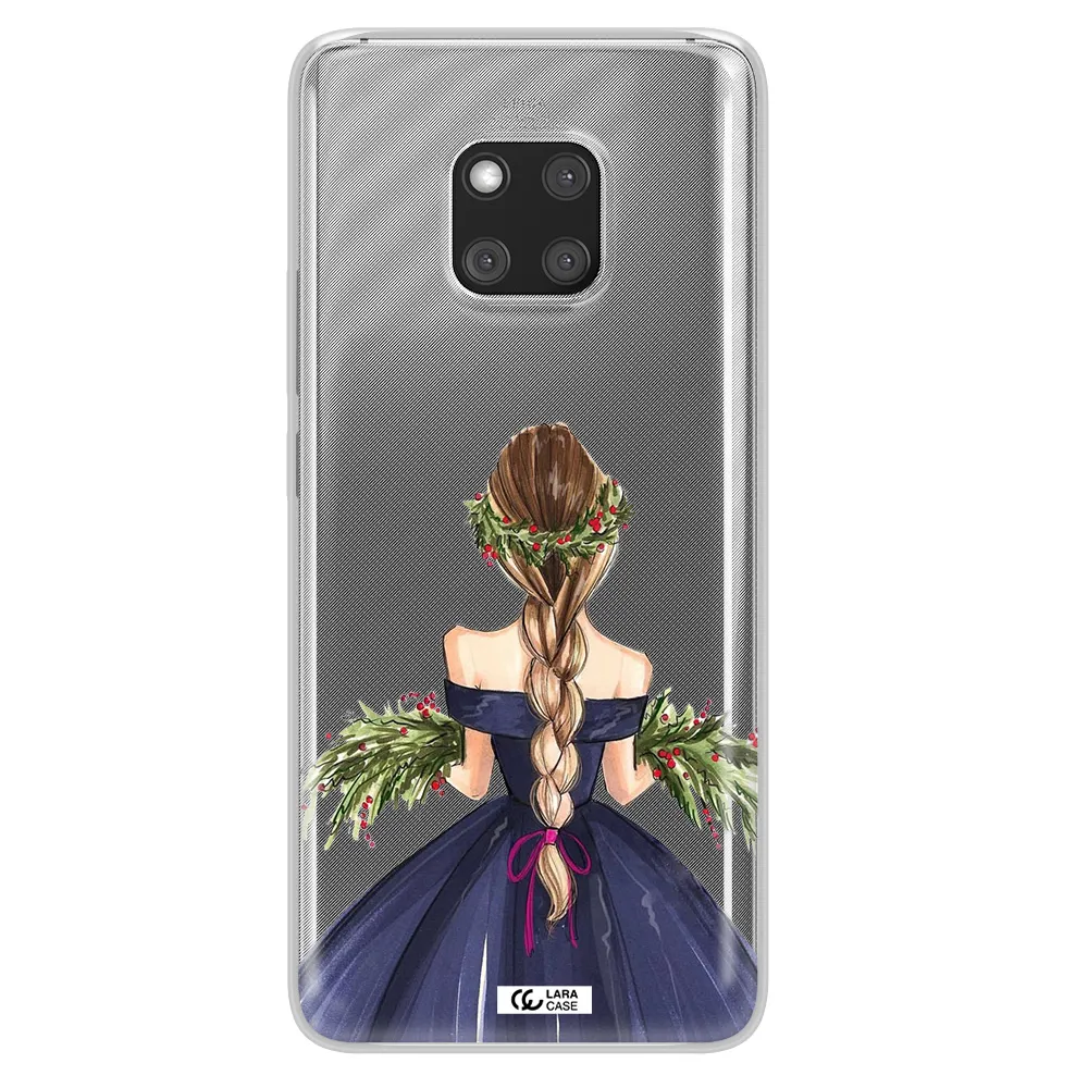 Long Hair Girl Watercolor Huawei Mate 20 Pro Clear TPU Case