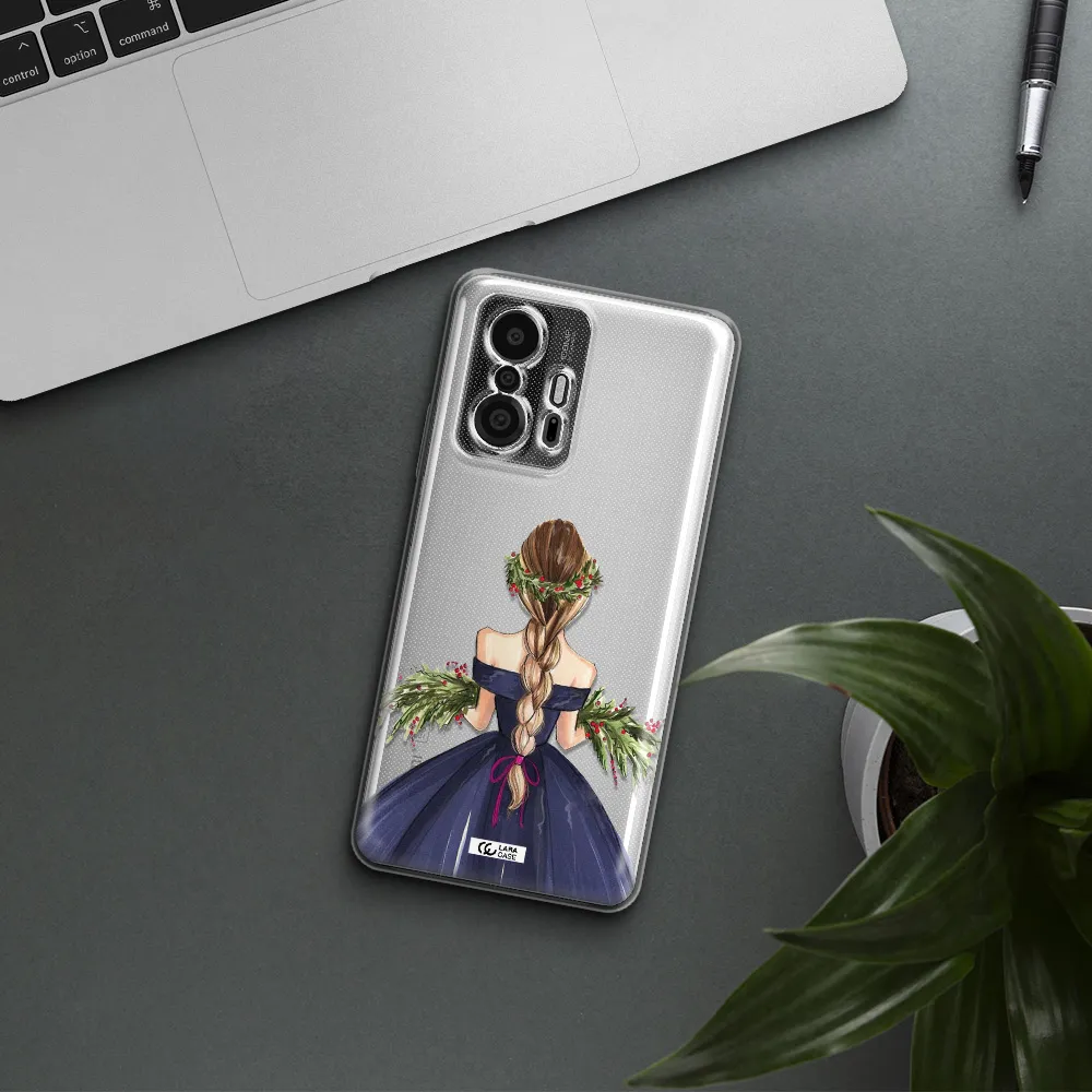 Long Hair Girl Watercolor Xiaomi 11T Pro Clear Tpu Case