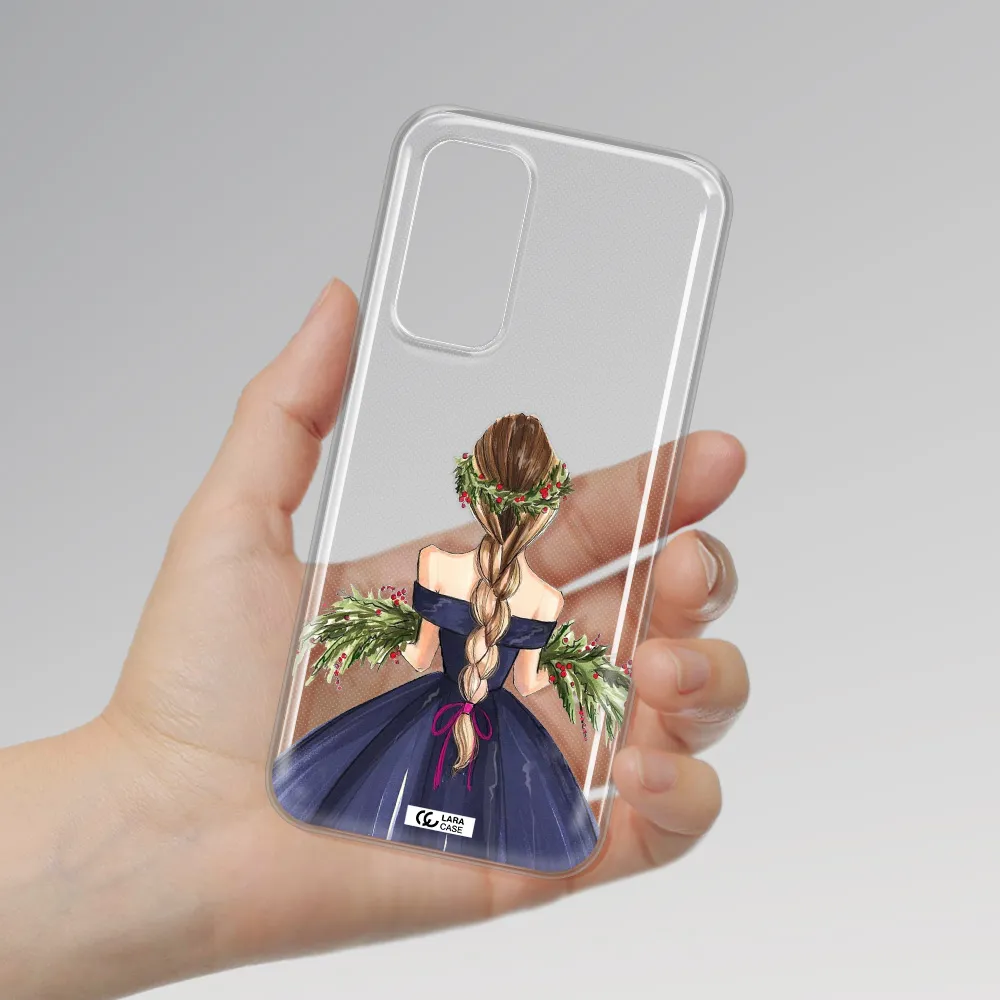 Long Hair Girl Watercolor Xiaomi Mi 10 T Pro Clear TPU Case