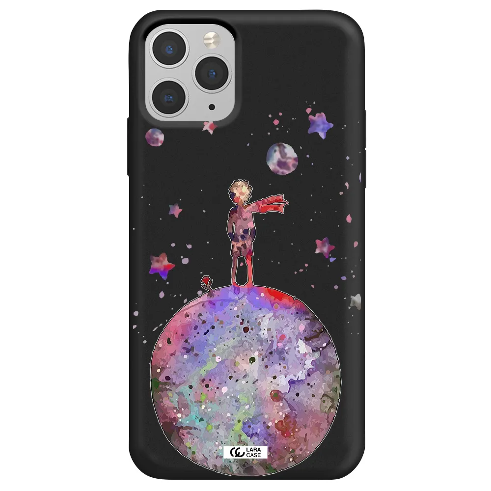 Little Prince Night Apple iPhone 11 pro max Silicone black Case