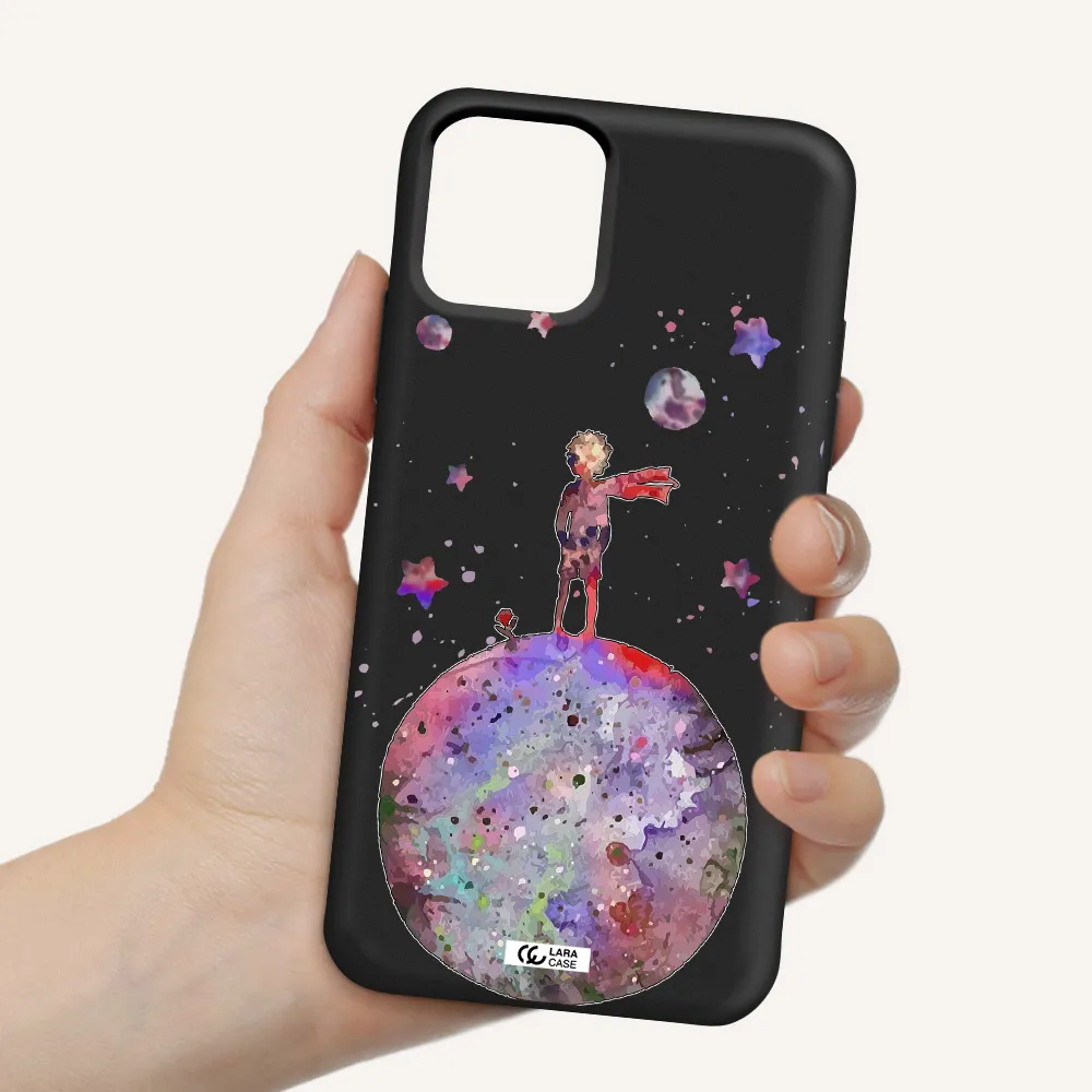 Little Prince Night Apple iPhone 11 pro max Silicone black Case